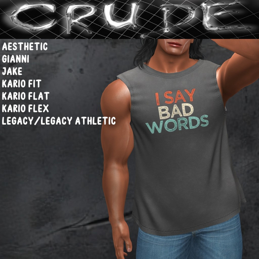I Say Bad Words Men's T-Shirt (MT3)  <Wear Me>