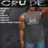 I Say Bad Words Men's T-Shirt (MT3) <Wear Me>