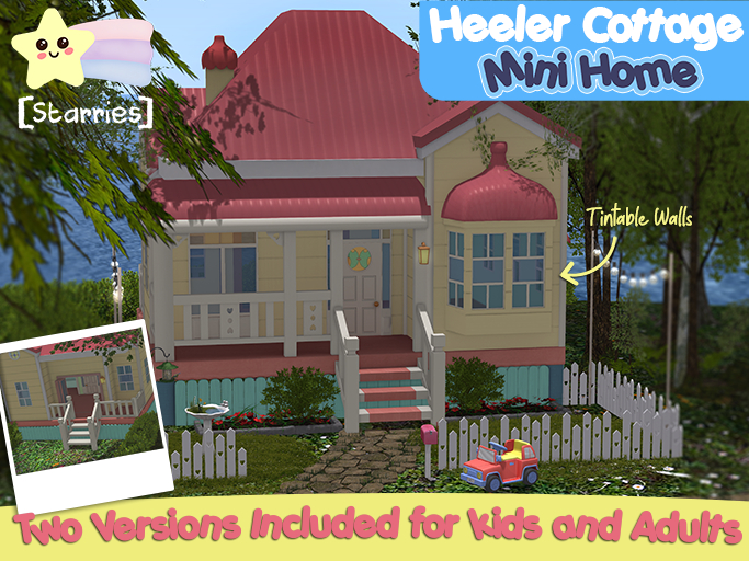 [Starries] Heeler Mini House for Toddlers, Tweens & Adults