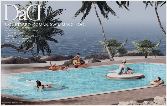 DaD - The Courtyard Roman Swimming Pool - PG + FAMILY v.2.1 