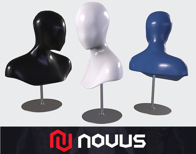 Male display mannequin - Head {Mesh}
