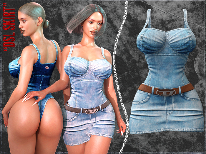 DILEMMA - DSL Denim Skirt v1 