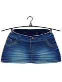 aprelle maria skirt blue