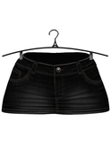 aprelle maria skirt black