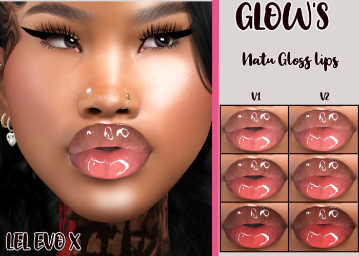 GLOW'S-NATU GLOSS LIPS