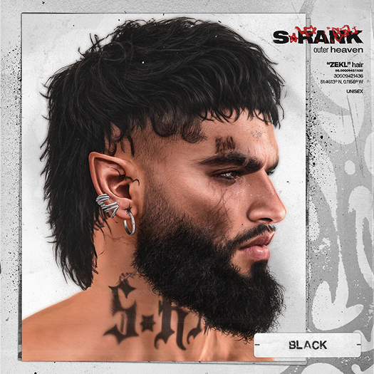 S-RANK "ZEKL" HAIR / BLACK