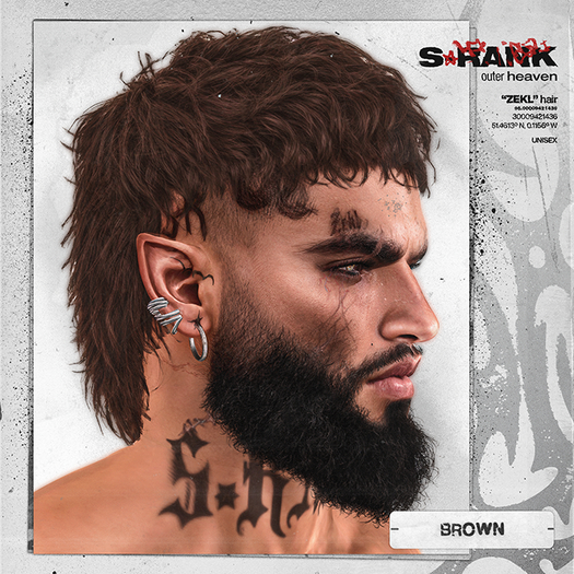 S-RANK "ZEKL" HAIR / BROWN
