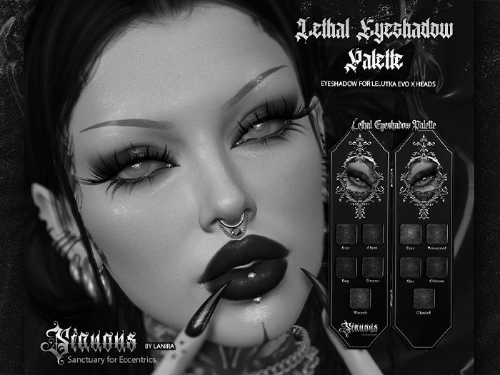 .SN. Lethal Eyeshadow Palette. DEMO Lel EVOX