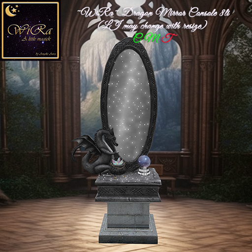 ~WiRa~ Dragon Mirror Console (Box)