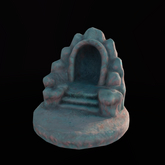 {S} Full Perm Underwater Mermaid Throne