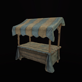 {S} Full Perm Medieval Market Stall 03