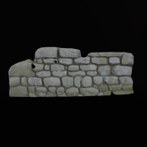 {S} Full Perm Stone Rubble Wall 01