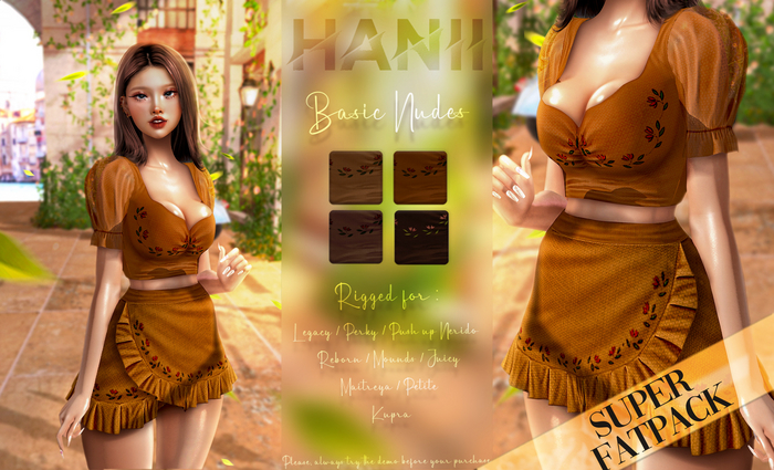 HANII - Basic Nudes CHOCOLATES SUPER FATPACK