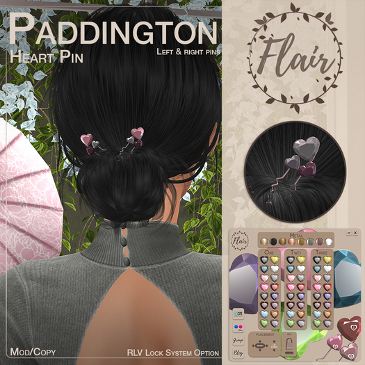 Flair - Paddington Heart Pin