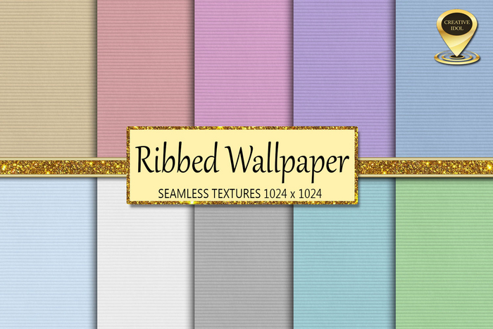 Ribbed Wallpaper Seamless Textures