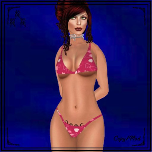Hearts Bikini #3