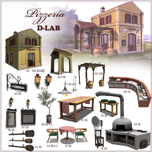 D-LAB Pizzeria01 RARE