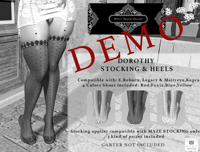 [Mistica Thespian Artworks]Dorothy Stokcing&Heels BOX DEMO