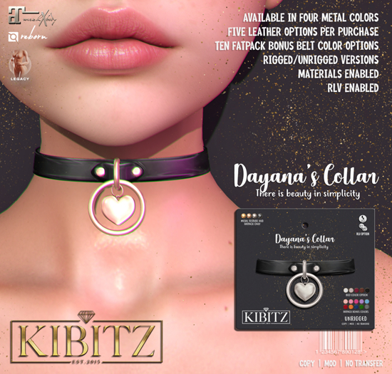 Kibitz - Dayana's collar - copper