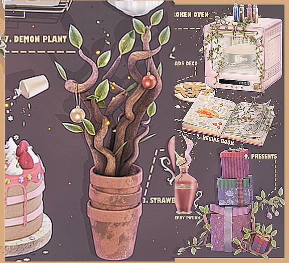 7. Wednesday[+] ~ Haunted December ~ Demon Plant