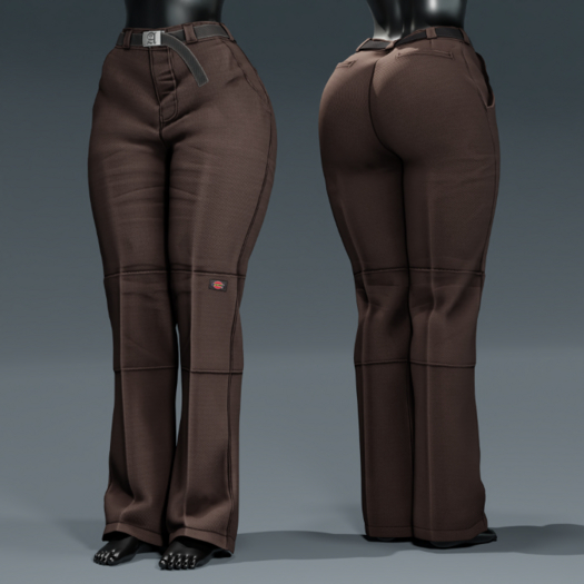 ardor* - work pants (dark brown)