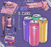 4. Wednesday[+] Psycho Purple. Cans