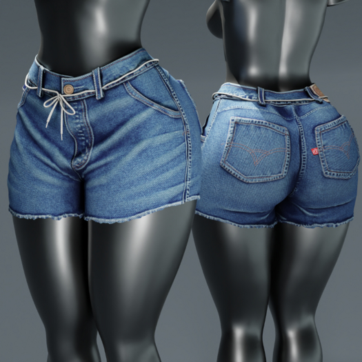ardor* - string shorts (sky blue)