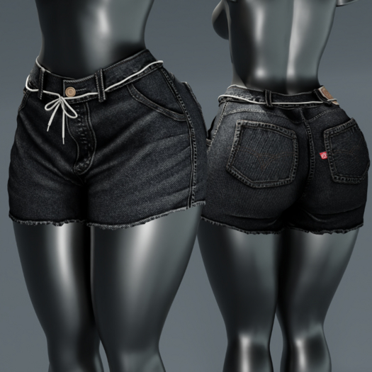 ardor* - string shorts (black)