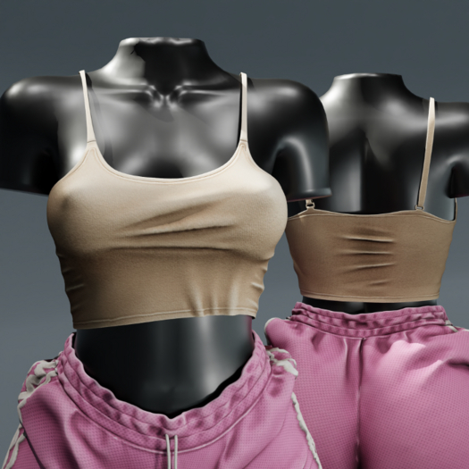 ardor* - cotton cami (tan)