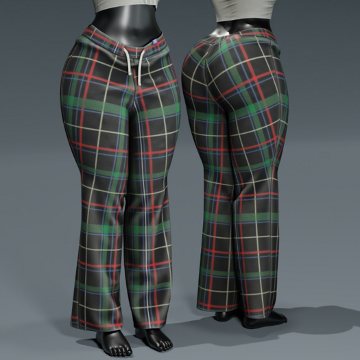 ardor* - wmns pj pants (black multi)