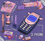 3. Wednesday[+] Psycho Purple Phone