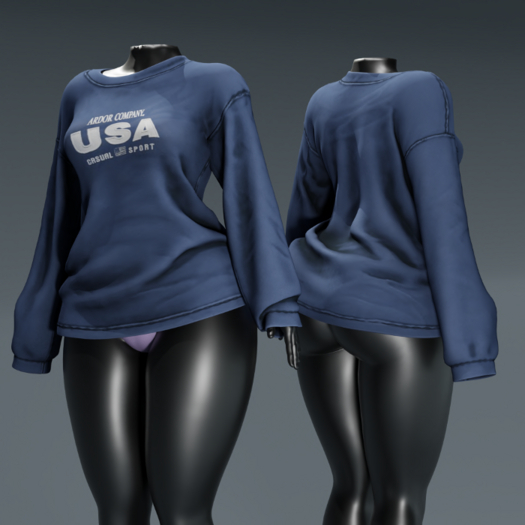 ardor* - his sweater (navy/USA)