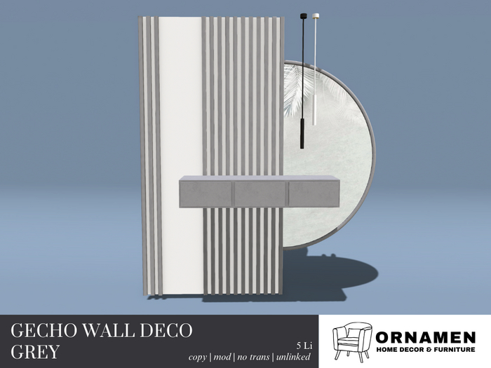 OR - Gecho Wall Deco Grey