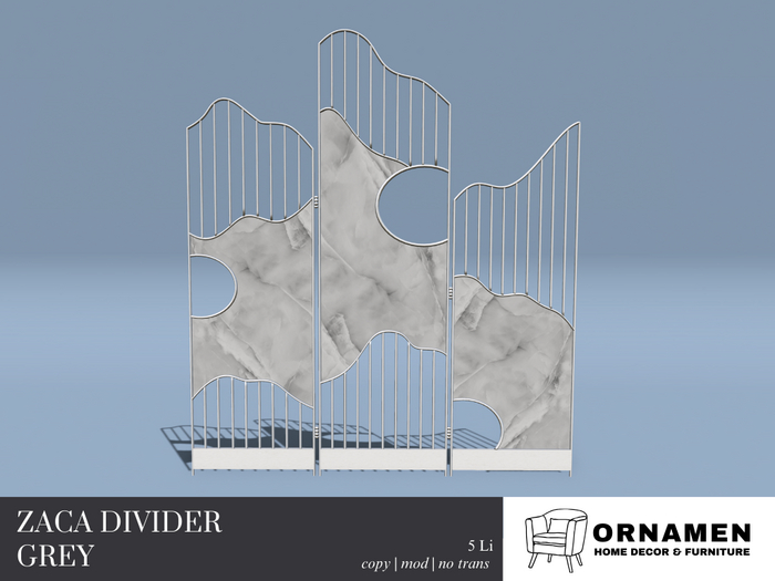 OR - Zaca Divider Grey