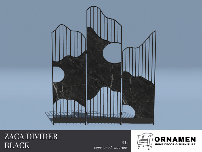 OR - Zaca Divider Black