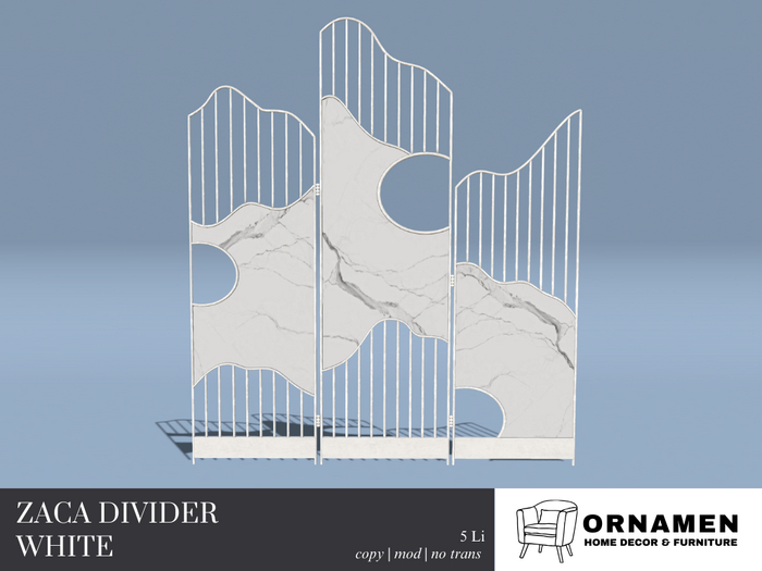 OR - Zaca Divider White