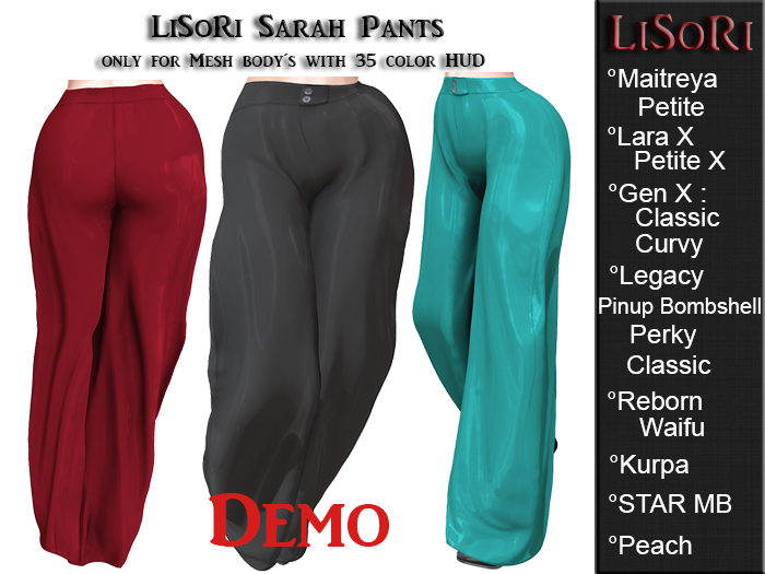 LiSoRi Sarah Pants DEMO