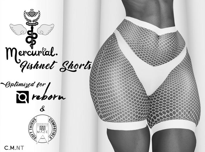Mercurial. // Fishnet Shorts (BOM) DEMO