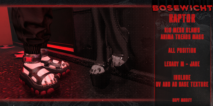 BOSEWICHT RAPTOR ANIMA MALE