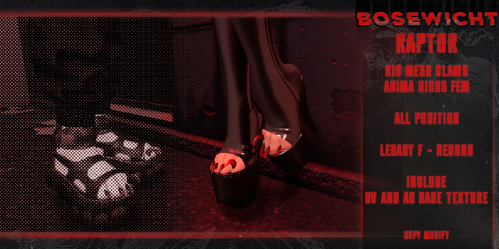 BOSEWICHT RAPTOR ANIMA FEM