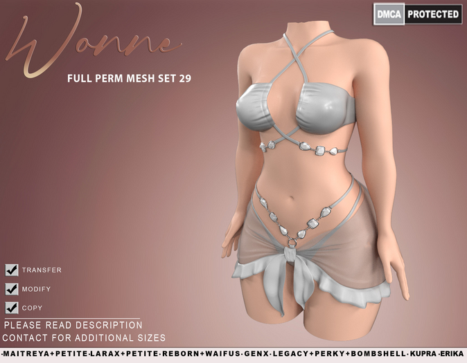 WONNE (29) Full Perm Mesh 