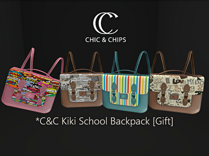 *C&C Kiki School Backpack [Gift]
