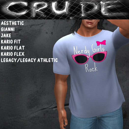 Nerdy Girls Rock Men's T-Shirt (MCT)  <Wear Me>