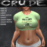 I Don't Rise and Shine, I Caffeinate and Hope for the Best (Coffee) Women's Crop Top (WTS)