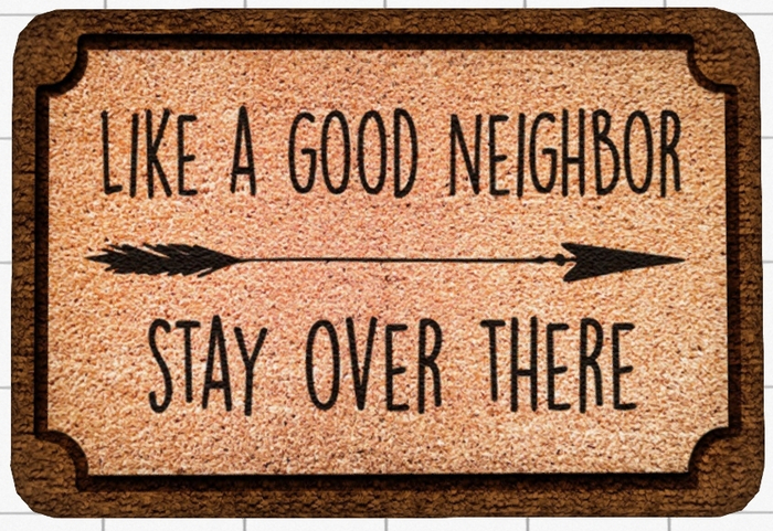 ~Confetti Time~ Welcome Mat Like A Good Neighbor