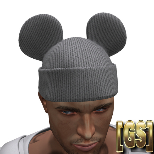 [GS] Mouse Ears Beanie Grey
