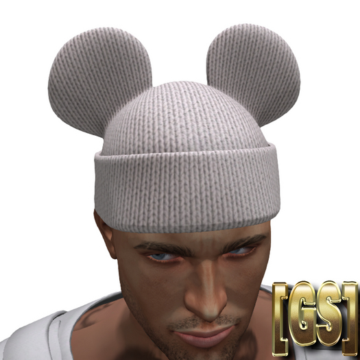 [GS] Mouse Ears Beanie White