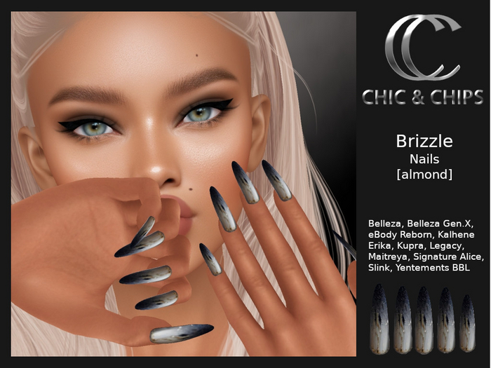 *C&C* Nails Brizzle [Almond]