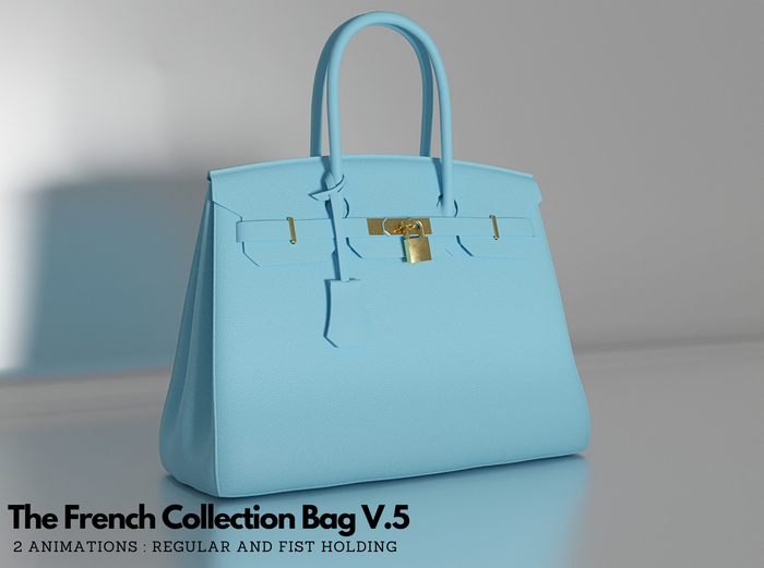 The french Collection V.5  bag blue sky 