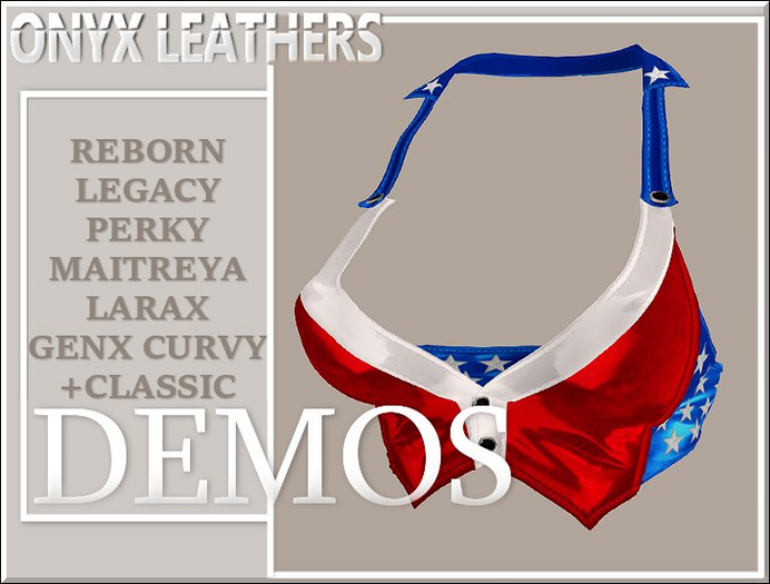 Demos for Latex Halter Vest - USA Version